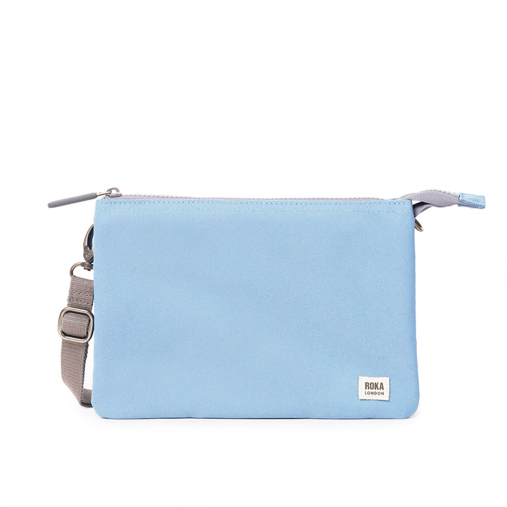 Carnaby Crossbody XL Retro Blue Recycled Canvas