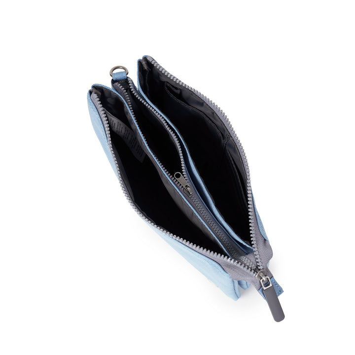 Carnaby Crossbody XL Retro Blue Recycled Canvas