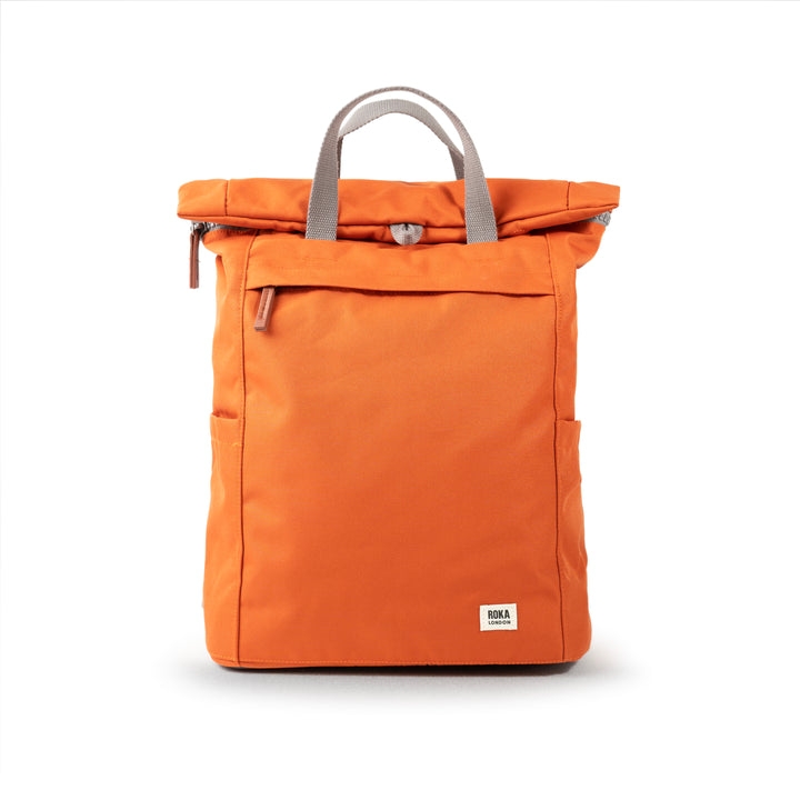 Finchley A Atomic Orange Recycled Canvas