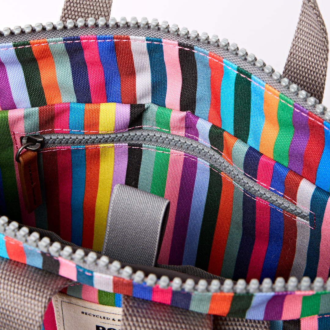 Bantry B Multi Stripe Recycled Canvas