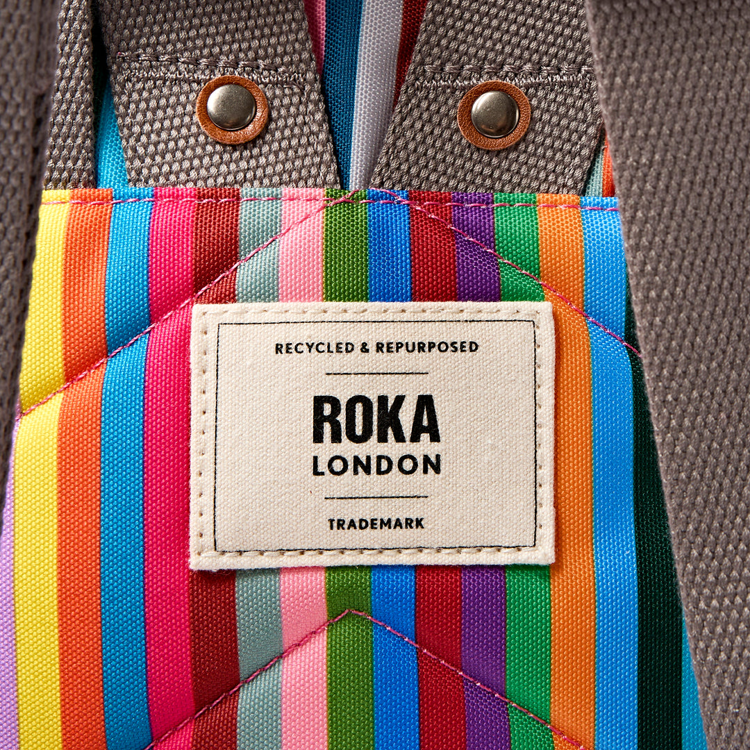 Bantry B Multi Stripe Recycled Canvas