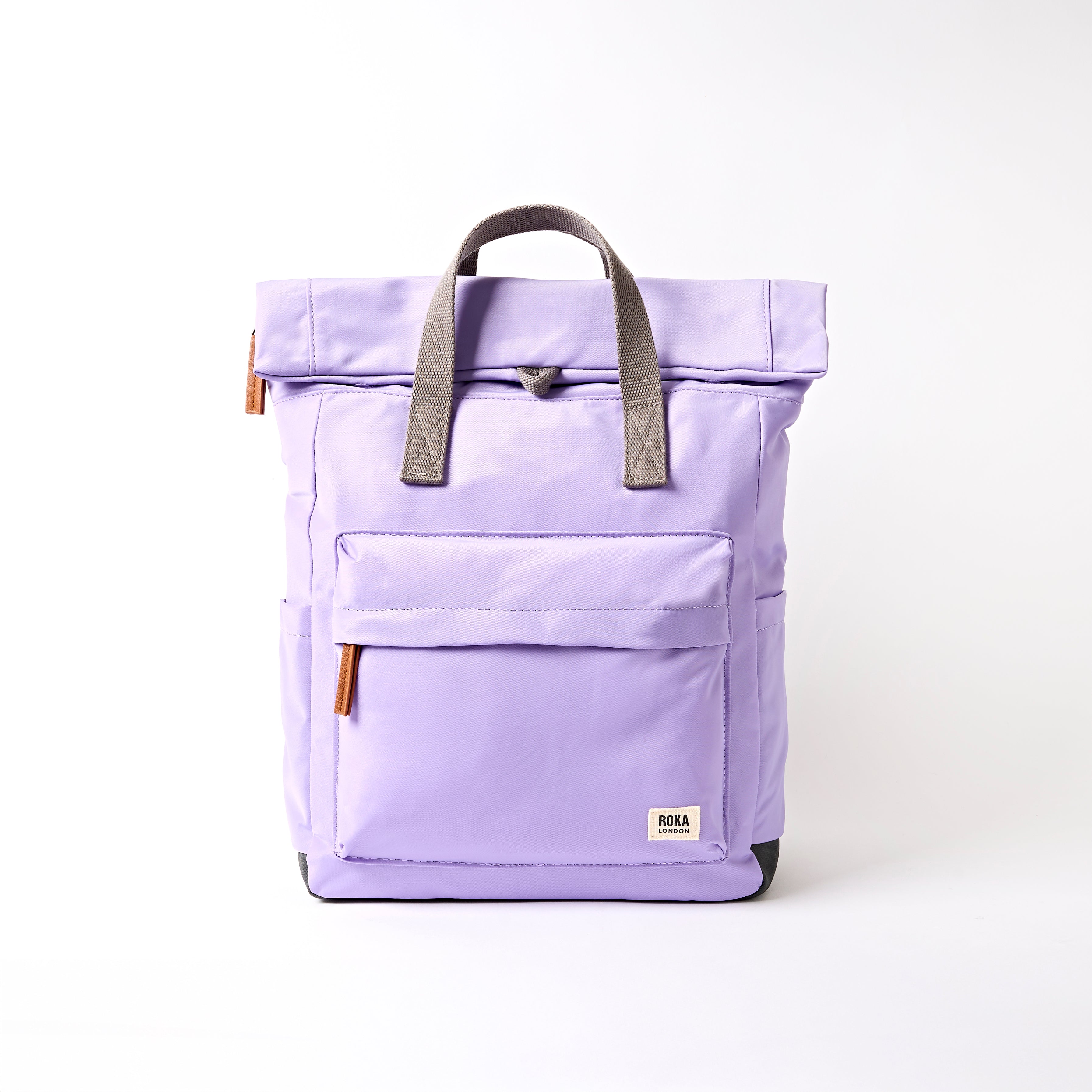 Canfield Roll Top Backpack in Thistle Bloom – ROKA London