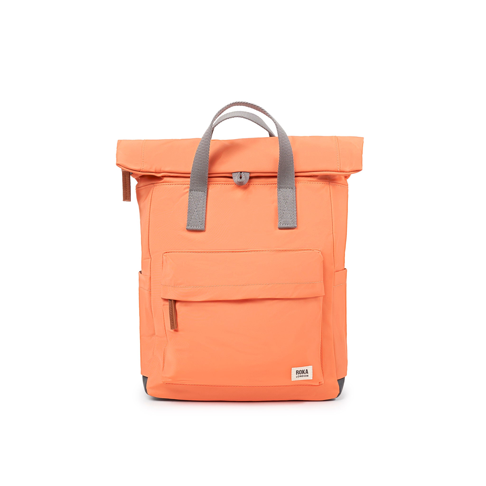 レイドバック Canfield Roll Top Backpack in Firecracker – ROKA London