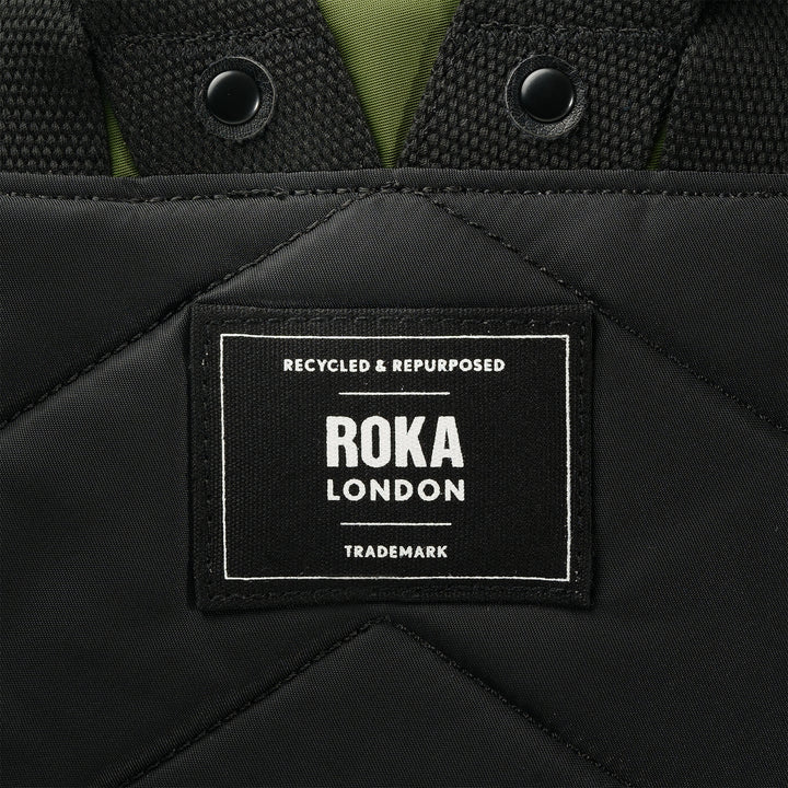 Creative Waste Canfield B Black / Avocado Recycled Nylon