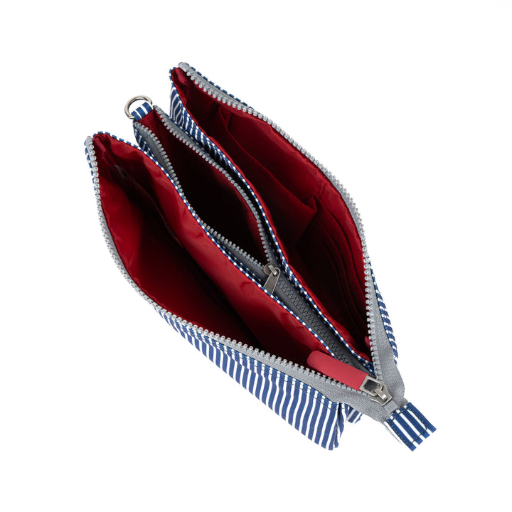 Carnaby Crossbody XL Red Hickory Recycled Canvas