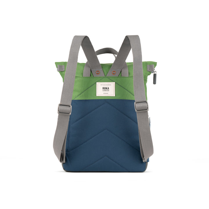 Creative Waste Canfield B Deep Blue/Foliage Recycled Canvas