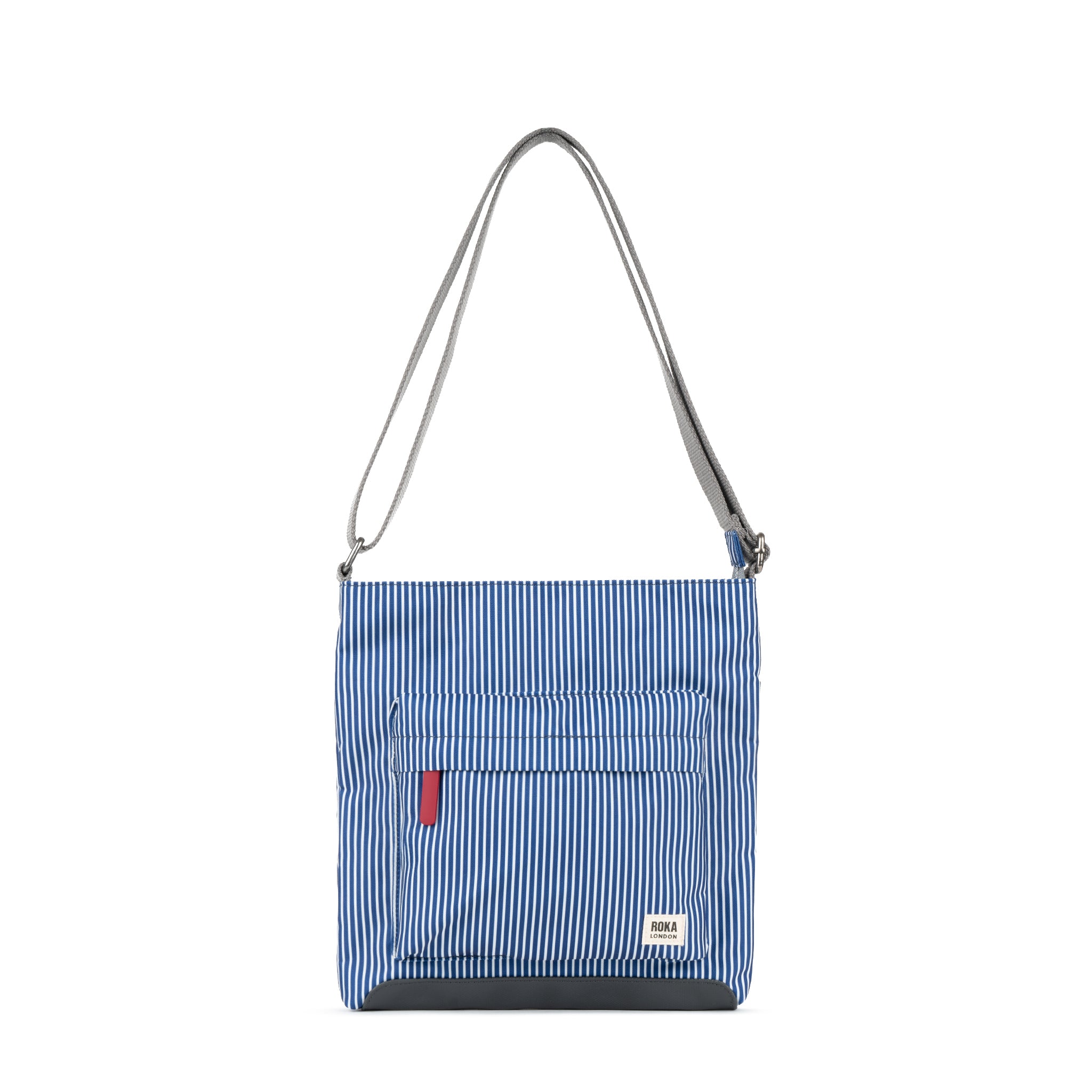 Kennington Crossbody Bag in Blue Hickory – ROKA London