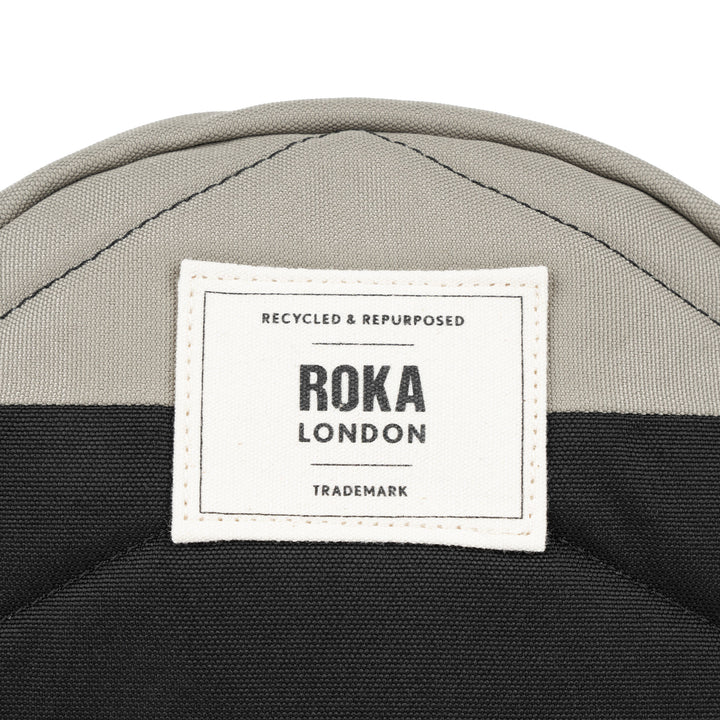 Creative Waste Paddington B Ash/Coriander Recycled Canvas