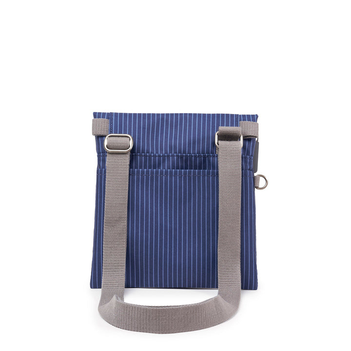 Stratford Dark Denim Pinstripe Recycled Canvas