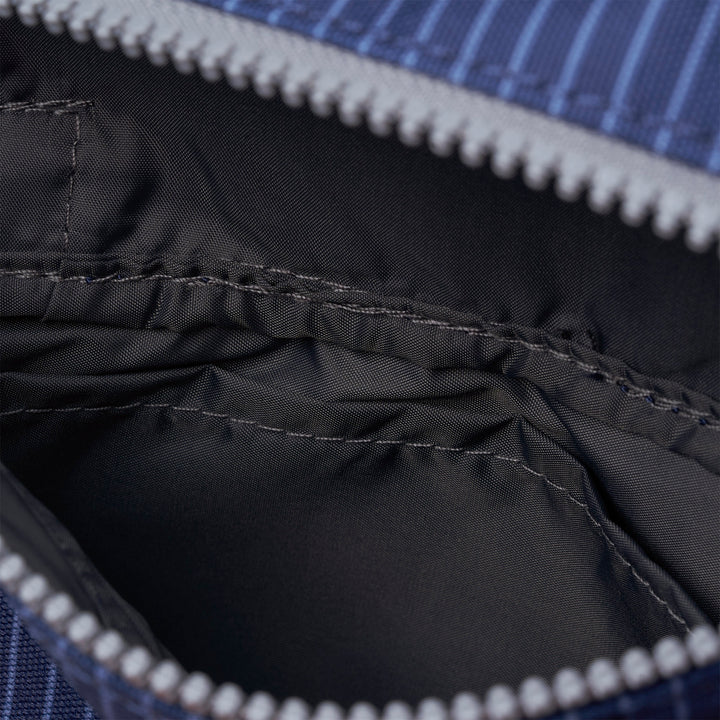 Stratford Dark Denim Pinstripe Recycled Canvas