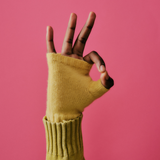 Metropolitan Cashmere Gloves in Ray Flower