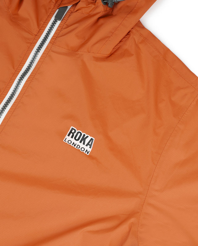 Holborn Rain Jacket in Burnt Orange