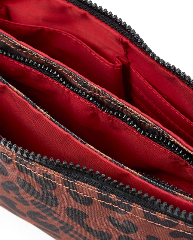 Carnaby Crossbody Bag in Scarlet Leopard