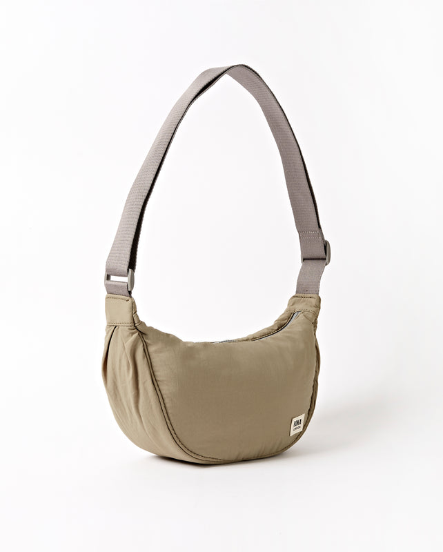 Farringdon Half Moon Bag in Taupe
