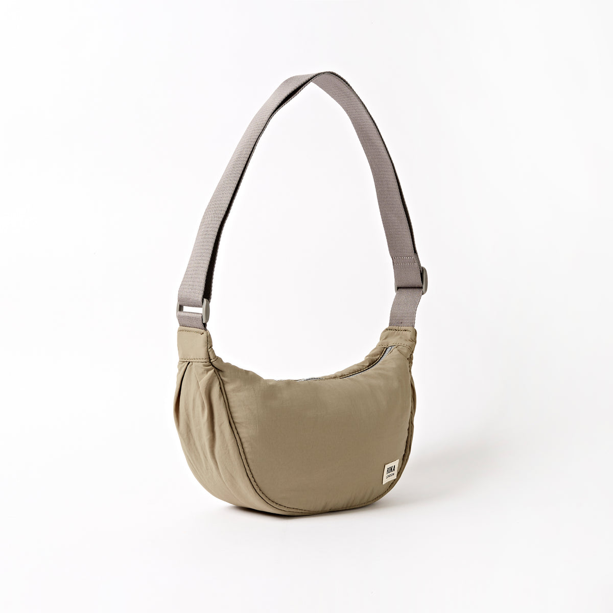Farringdon Half Moon Bag in Taupe