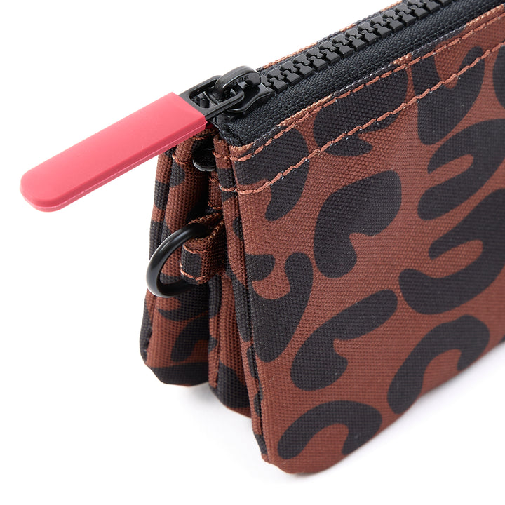 Carnaby Scarlet Leopard Print Recycled Canvas