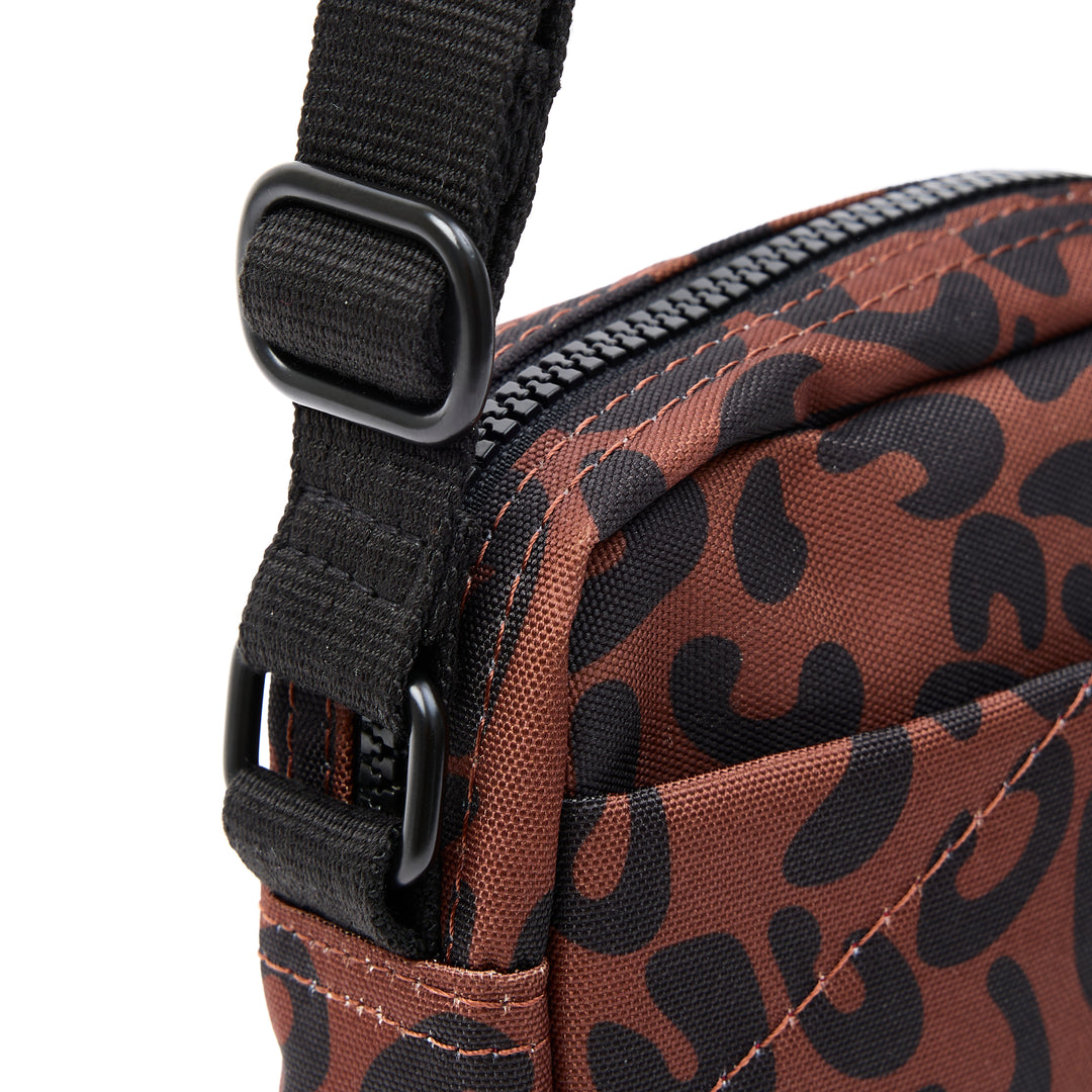 Bond Scarlet Leopard Print Recycled Canvas