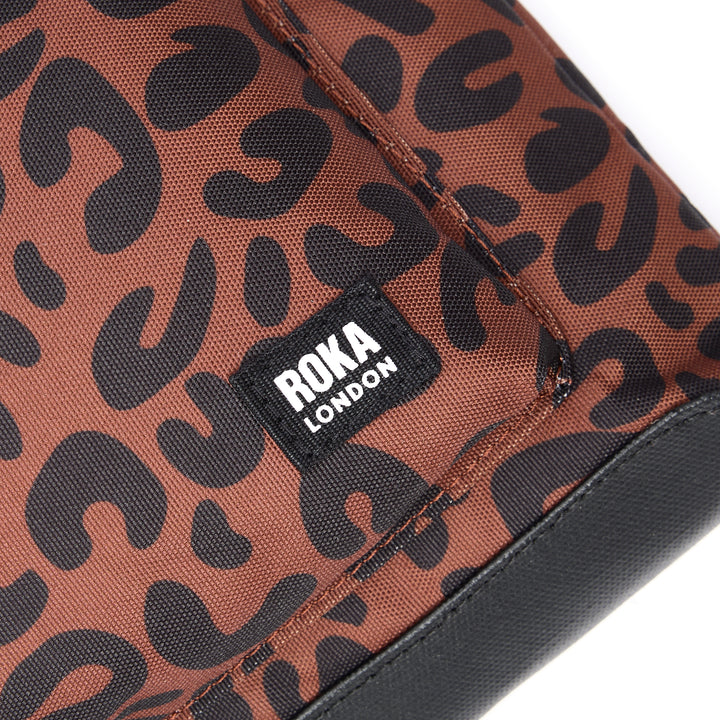 Kennington B Scarlet Leopard Print Recycled Canvas