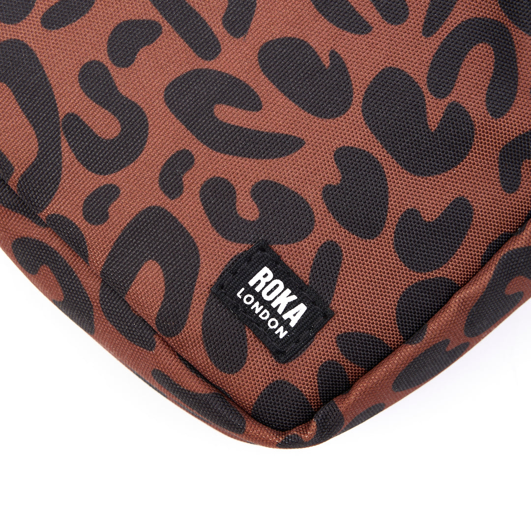 Bond Scarlet Leopard Print Recycled Canvas