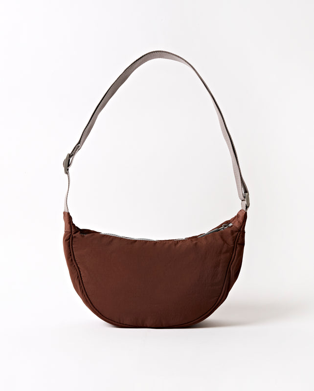 Farringdon Half Moon Bag in Chocolate