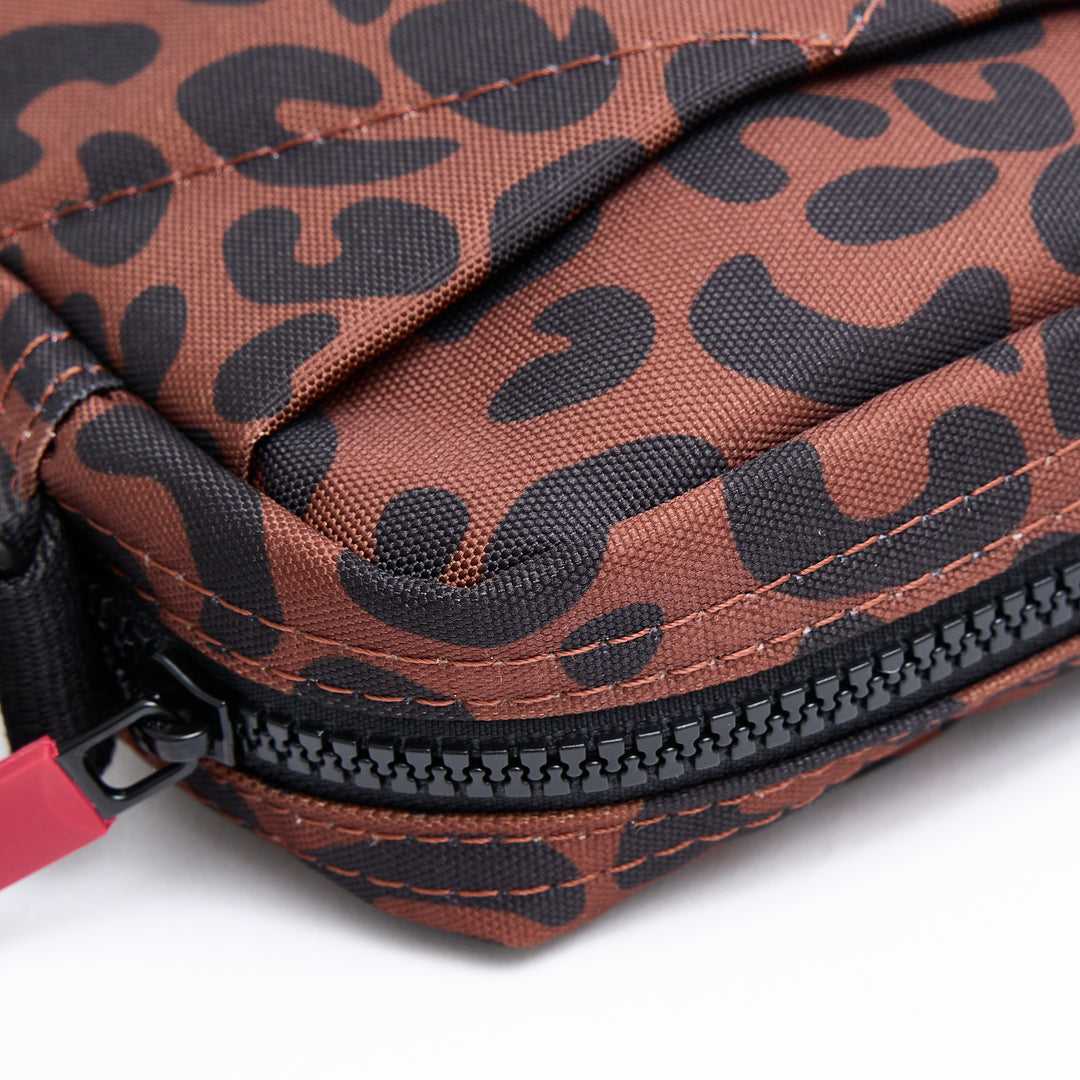 Bond Scarlet Leopard Print Recycled Canvas