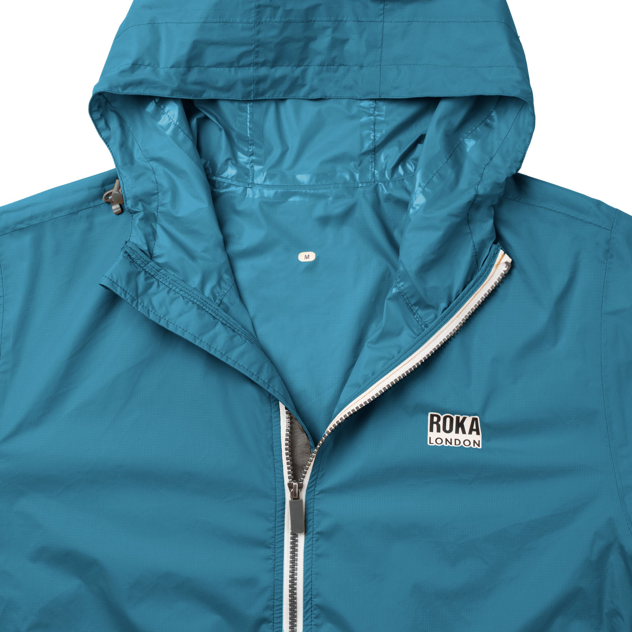 Holborn Rain Jacket in Teal – ROKA London