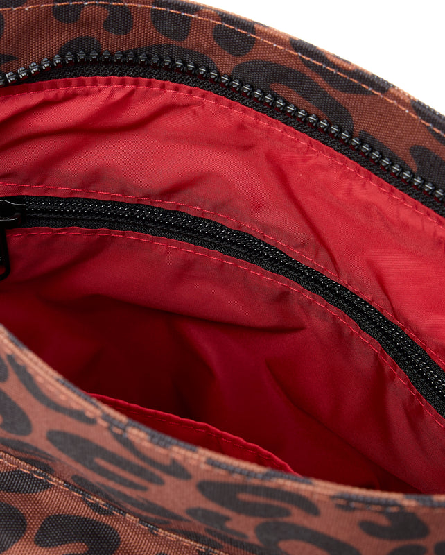 Kennington Crossbody Bag in Scarlet Leopard