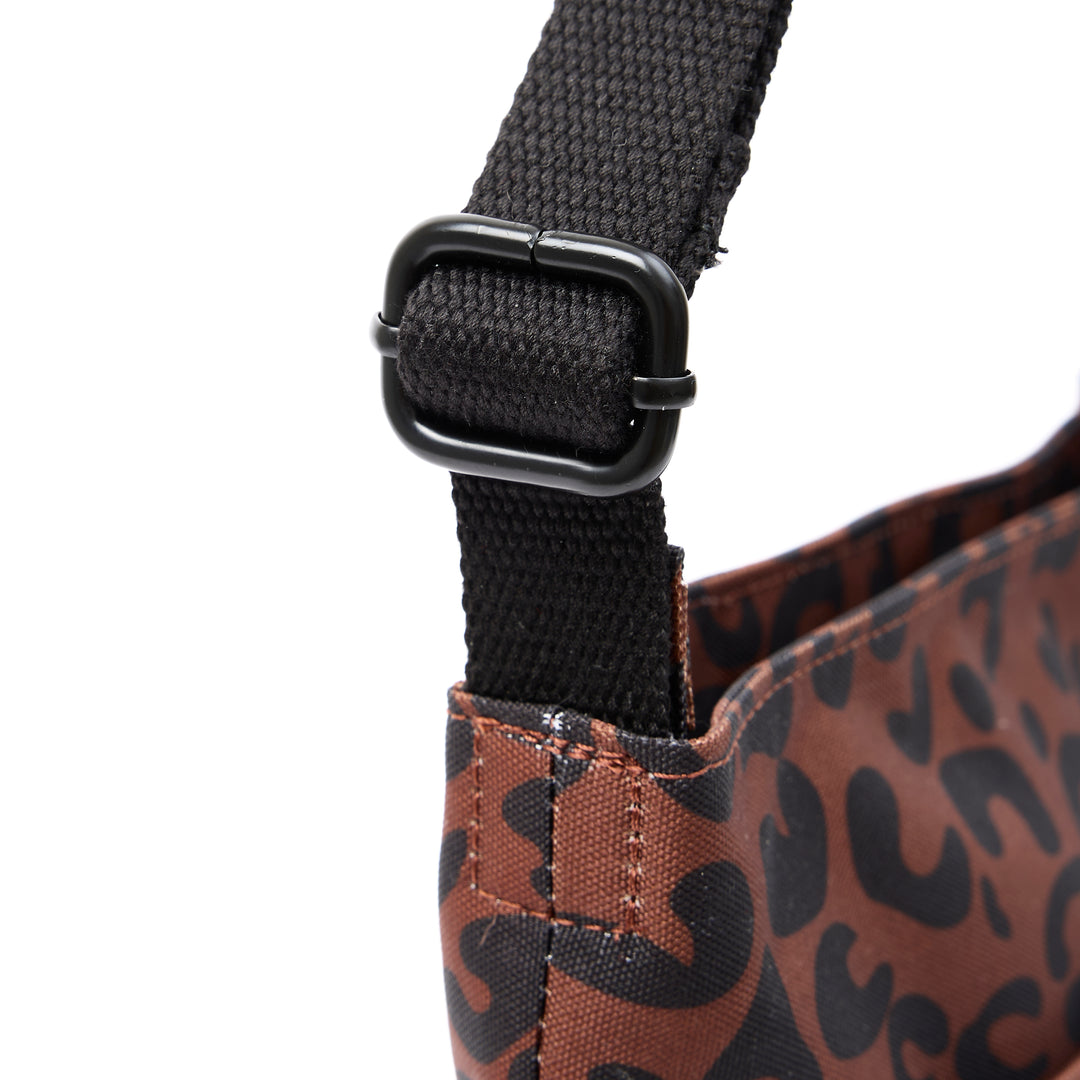Kennington B Scarlet Leopard Print Recycled Canvas