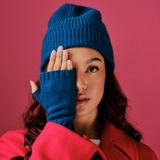 Metropolitan Cashmere Gloves in Teal