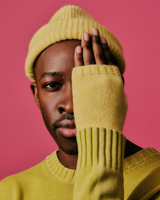 Shard Cashmere Beanie Hat in Ray Flower