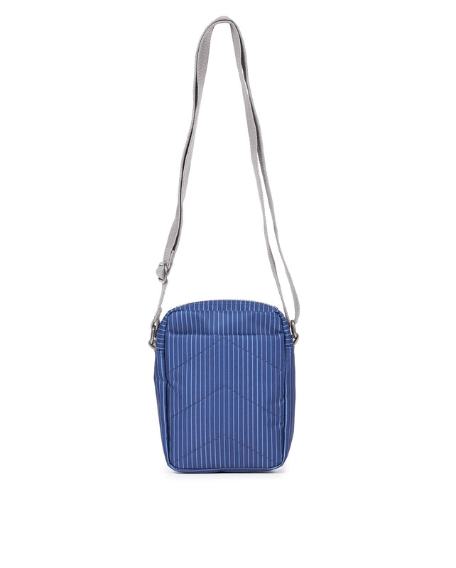 Bond Pocket Crossbody Bag in Dark Denim Pin Stripe