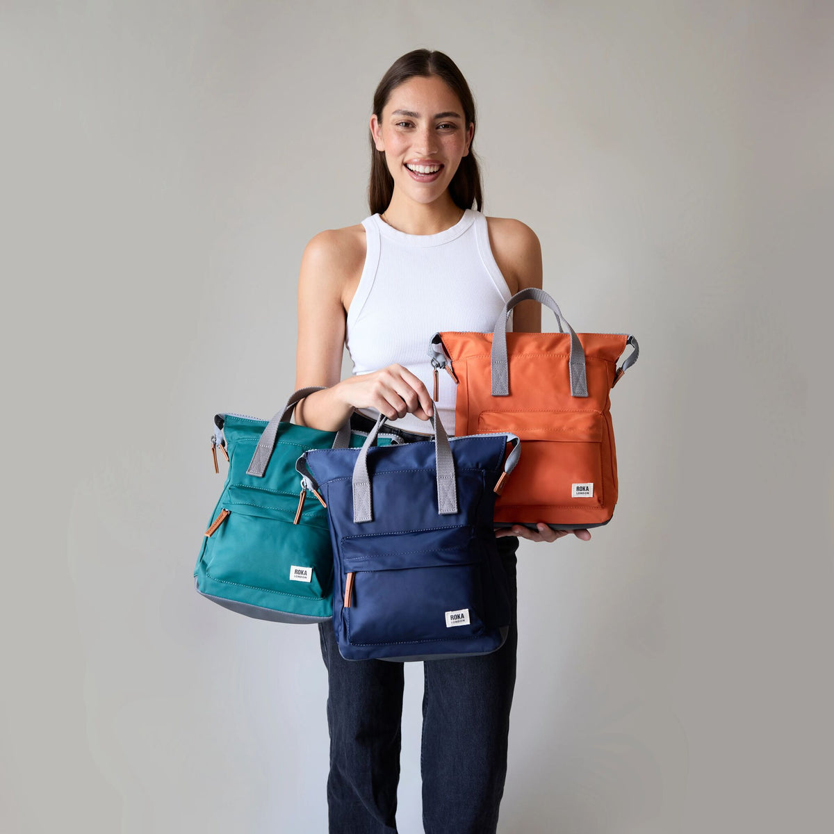 Bantry Backpack in Multi Stripe