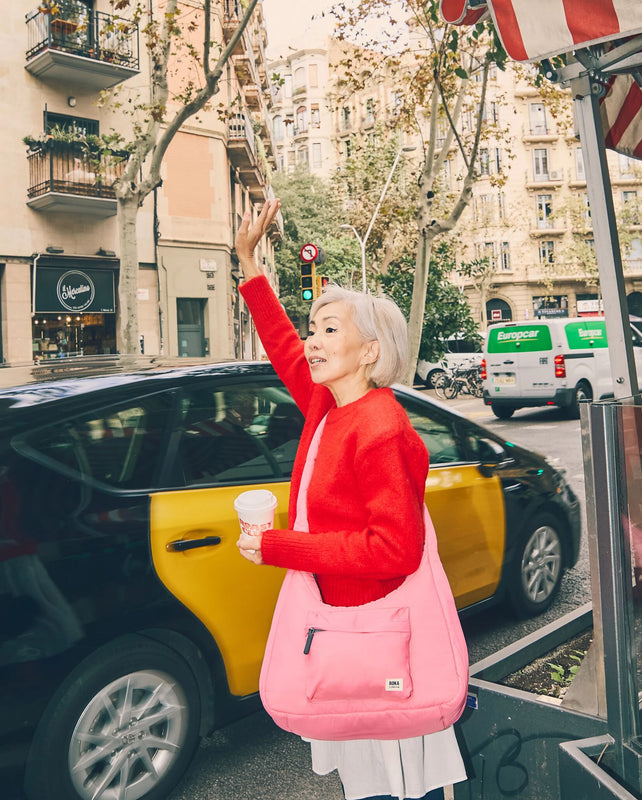 Belsize Crossbody Bag in Pink Lemonade