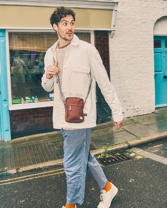 Bond Pocket Crossbody Bag in Chocolate