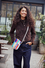 Bond Pocket Crossbody Bag in Wide Multi Stripe