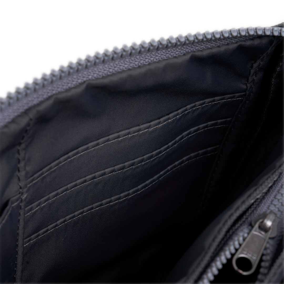 Carnaby Crossbody XL Faded Black Recycled Canvas