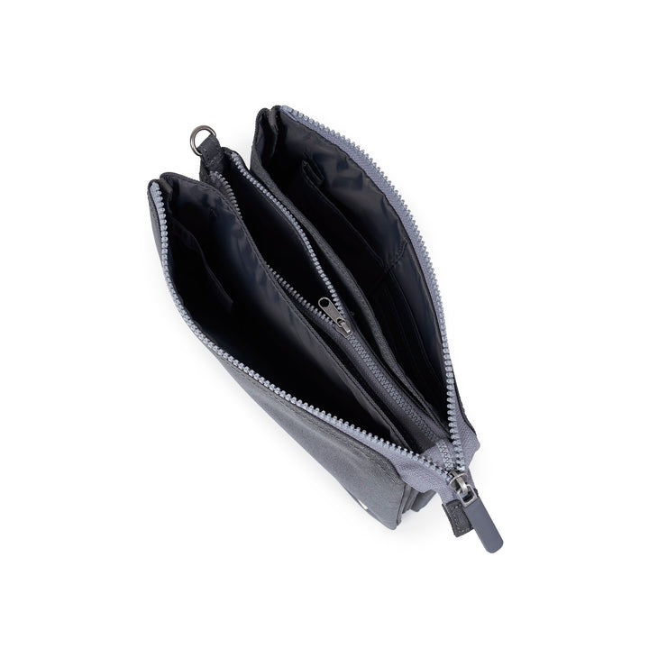 Carnaby Crossbody XL Faded Black Recycled Canvas