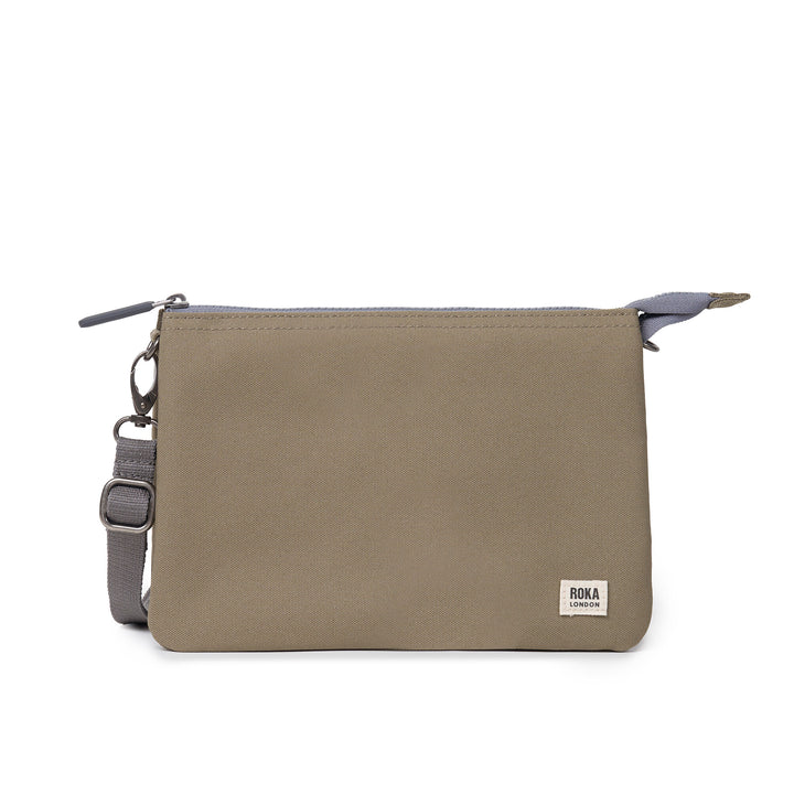 Carnaby Crossbody XL Taupe Recycled Canvas