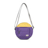 Creative Waste Paddington Crossbody Bag in Imperial Purple/Bamboo