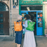 Canfield Roll Top Backpack in Online Lime
