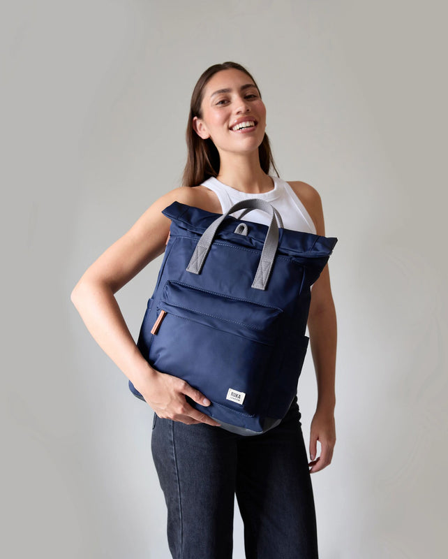 Canfield Roll Top Backpack in Fresh Purple
