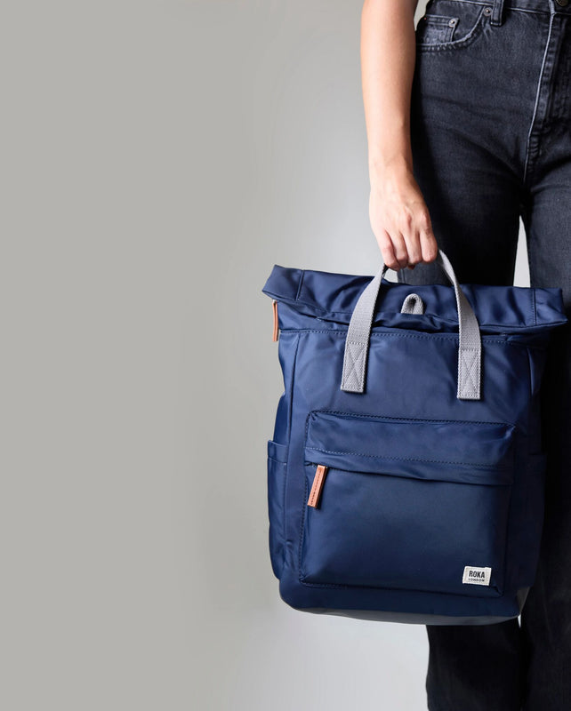 Canfield Roll Top Backpack in Graphite