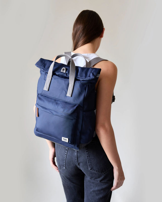 Canfield Roll Top Backpack in Plum