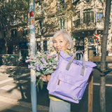 Canfield Roll Top Backpack in Thistle Bloom