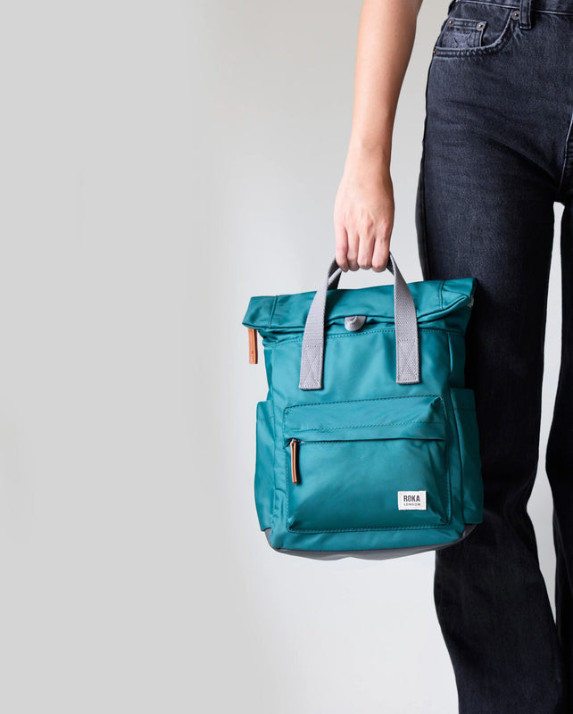Canfield Roll Top Backpack in Royal Burgundy