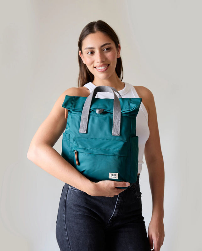 Canfield Roll Top Backpack in Mulberry
