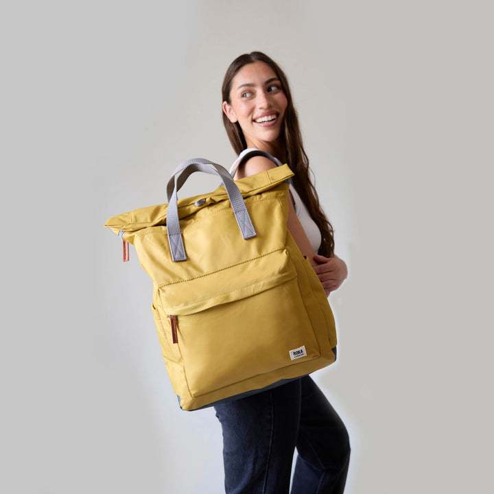 Canfield Roll Top Backpack in Cranberry