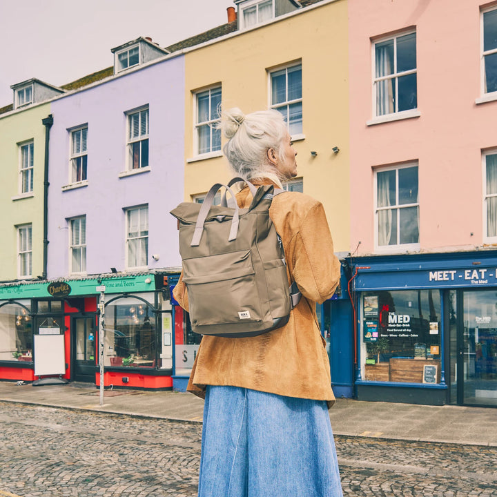 Canfield Roll Top Backpack in Army