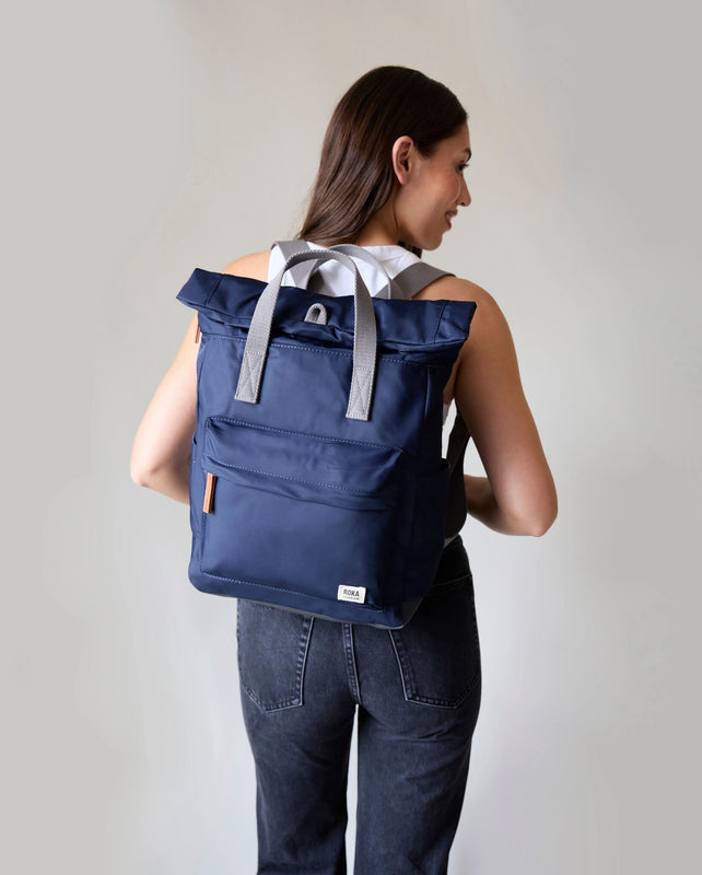 Canfield Roll Top Backpack in Cranberry