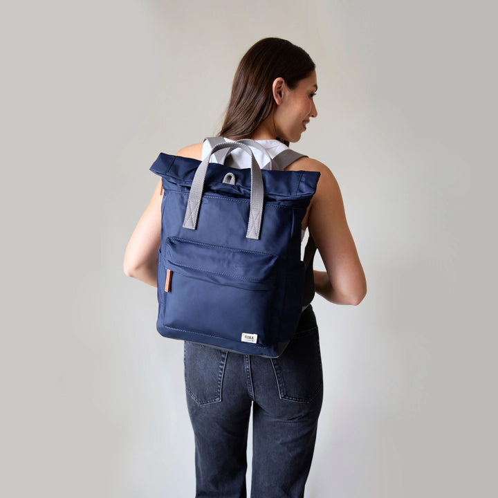 Canfield Roll Top Backpack in Cranberry